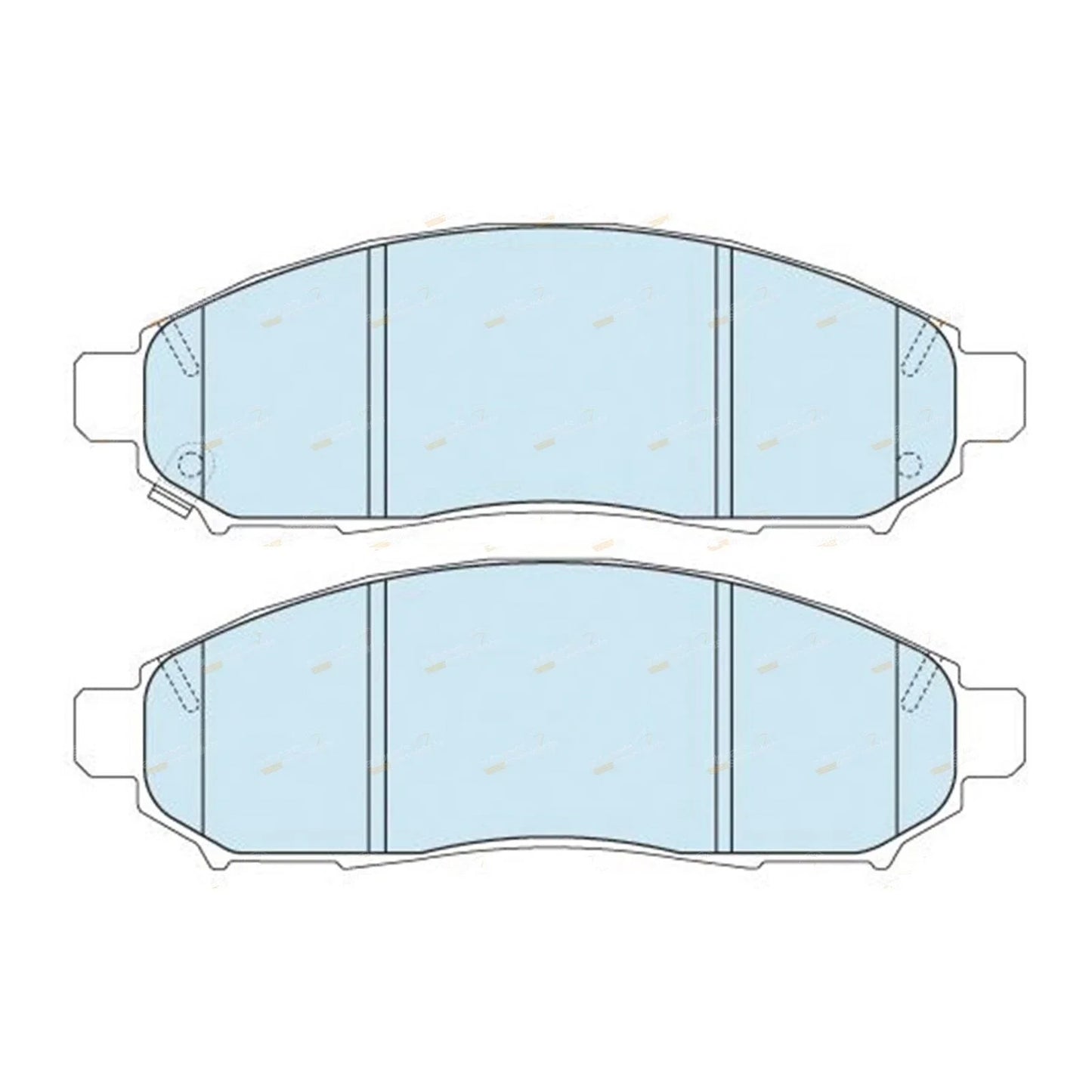 Front Disc Brake Pads Set for Navara D40 (2005-2015)