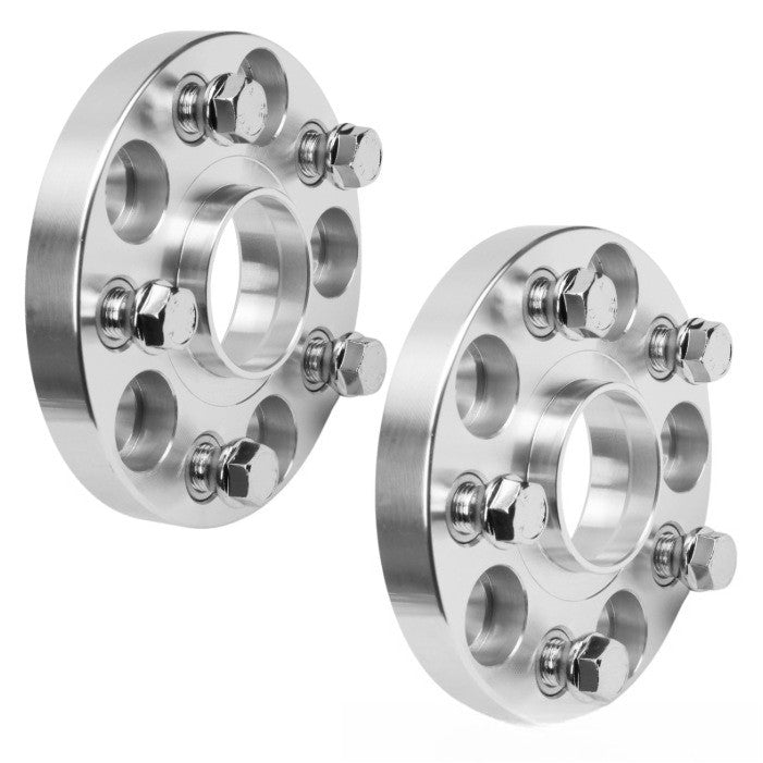 Set of 2 Silver Wheel Spacers for Audi A6 Avant