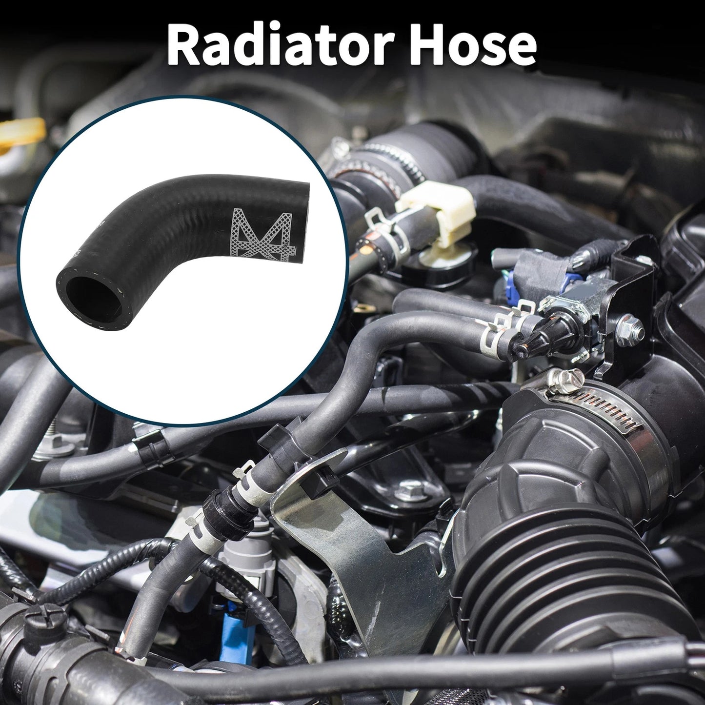 Radiator Hose for Porsche Cayenne (2013) No. 95810662501 Rubber