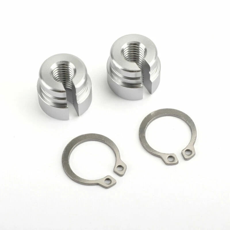 Pair of M10 to M8 Motorcycle Mirror Adapters for Various Models