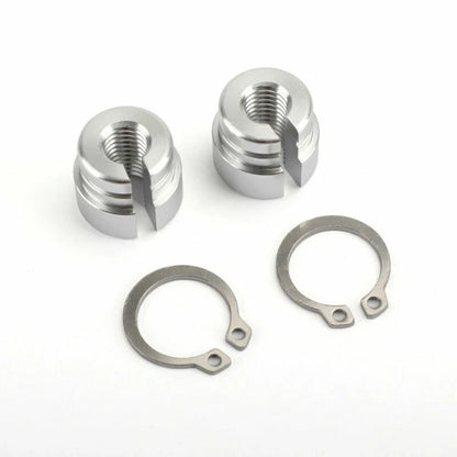 Pair of M10 to M8 Motorcycle Mirror Adapters for Various Models