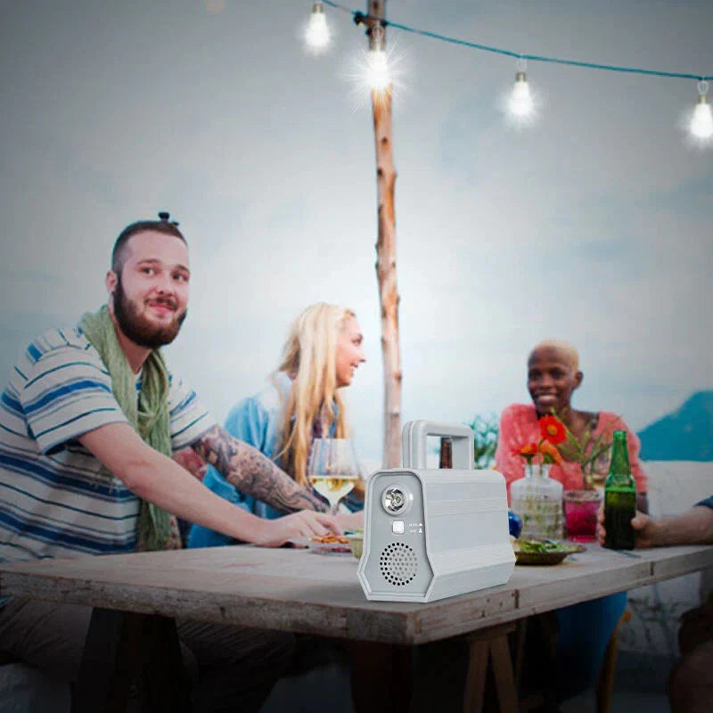 Portable Mini Solar Power Lighting System with Music Speaker