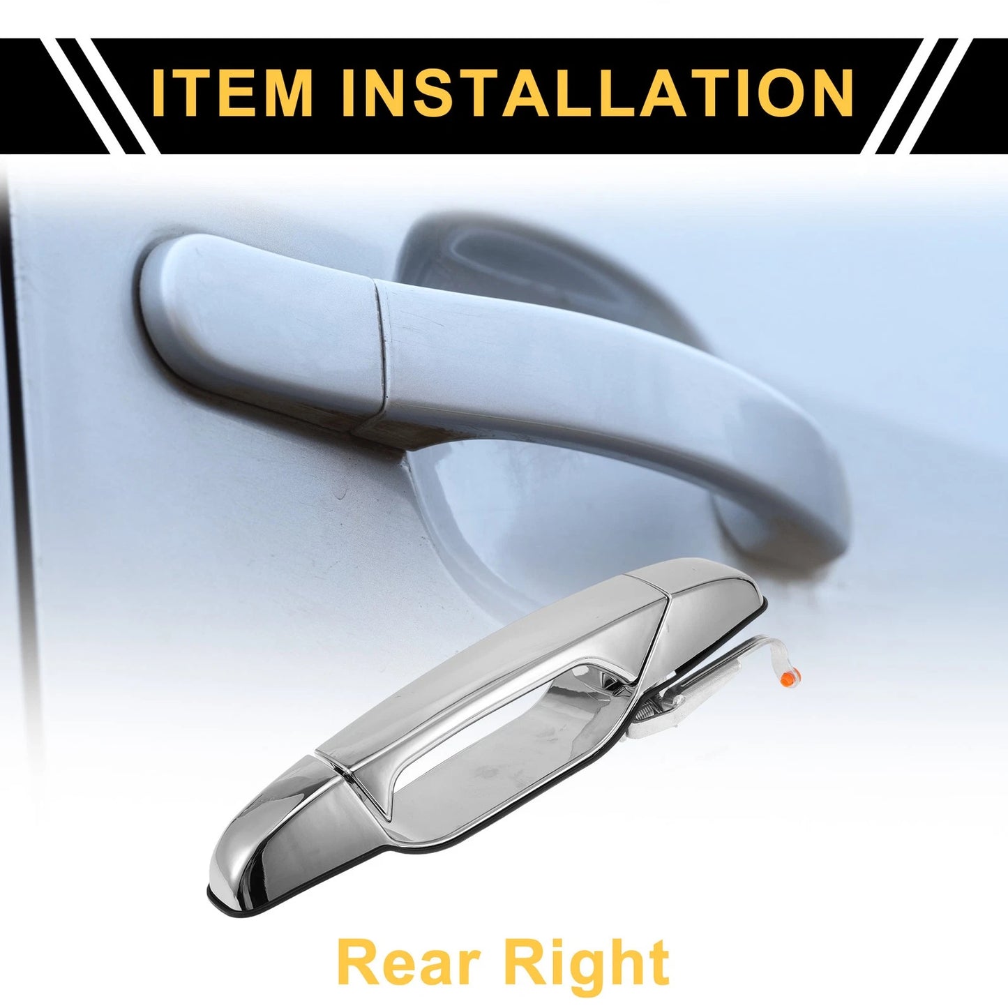 Rear Right Exterior Door Handle for Cadillac Escalade, Chevrolet Avalanche (2002–2013)