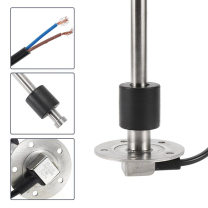 Fuel Sending Unit and Gauge Kit 0-190 Ohm 225mm for Boat Car