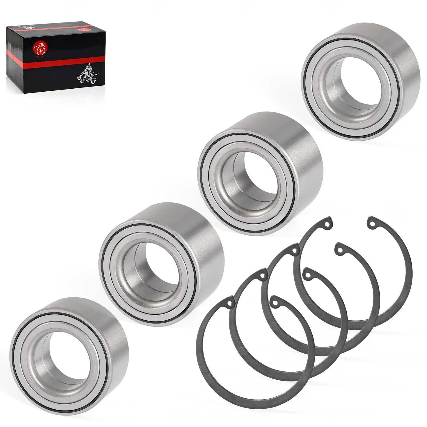 Set of 4 Wheel Bearings for Kawasaki KRT1000 Teryx KRX KRX4 (2020–2024)