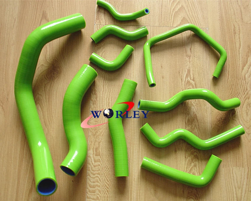 Silicone Heater Hose Kit for Nissan Silvia S13 S14 S15 (1989–2002) Blue