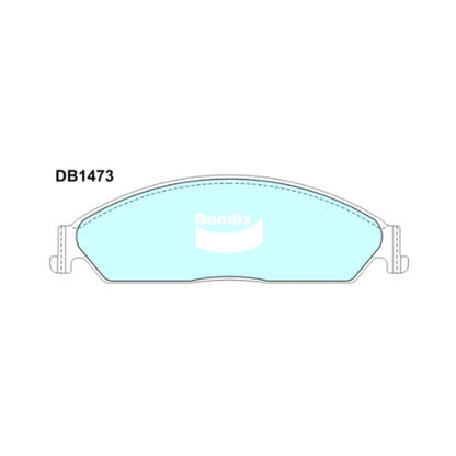 Bendix Ultimate Front Disc Brake Pads for Ford Territory (2004–2016)
