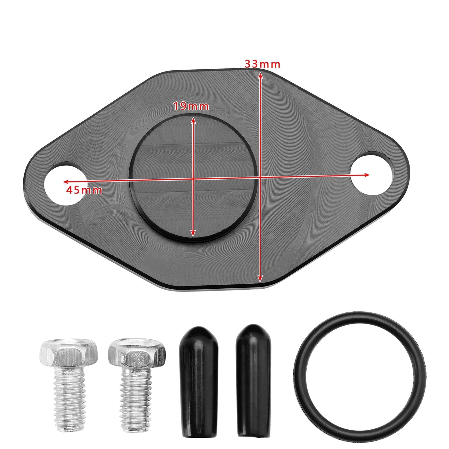 Rear Tail Brake License Plate Light for Chopper Bobber Cafe Racer (AF A)
