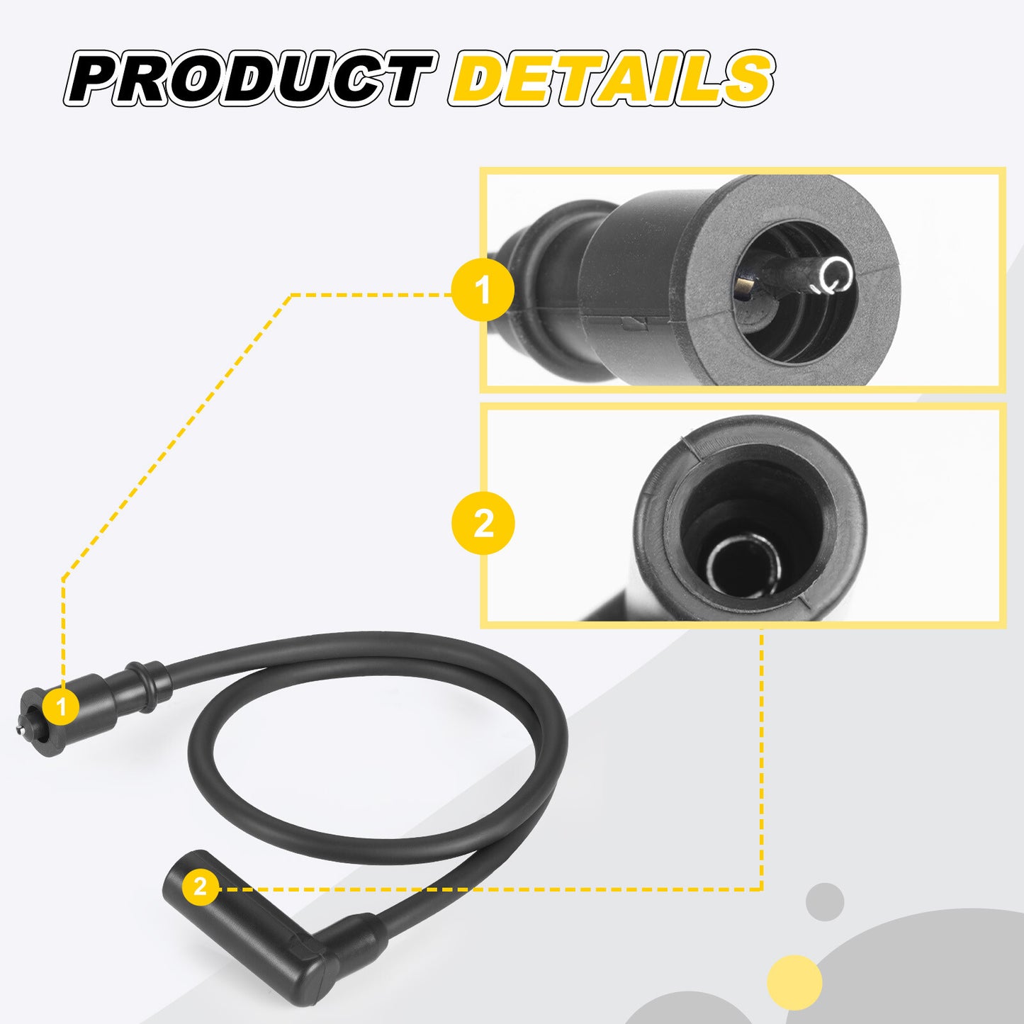 Ignition Coil Wire Plug Cap for Hisun UTV 400 500 (2010–2023)
