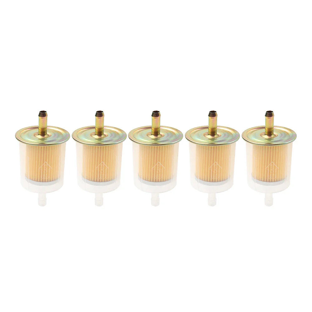 5 x 3/8" Fuel Filters for Universal Motorcycle Inline Gas Line