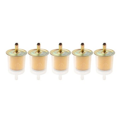 5 x 3/8" Fuel Filters for Universal Motorcycle Inline Gas Line