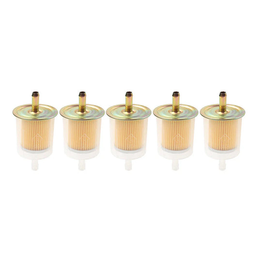 5 x 3/8" Fuel Filters for Universal Motorcycle Inline Gas Line