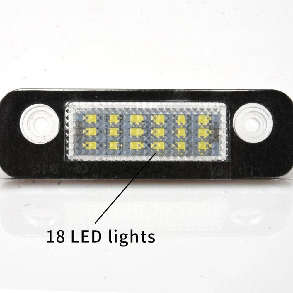 License Plate Lights for Ford Fiesta MK5, Fusion, Mondeo (2002-2012)