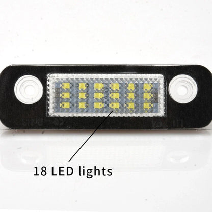 License Plate Lights for Ford Fiesta MK5, Fusion, Mondeo (2002-2012)
