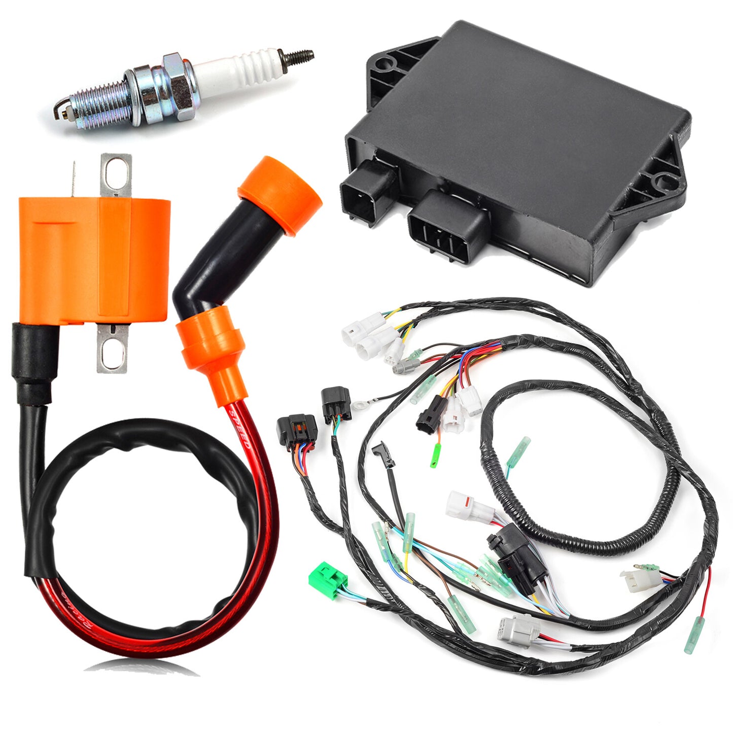Wire Harness Ignition Coil Set for Yamaha Warrior YFM350X (2002–2004)