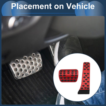 2X Automatic Foot Accelerator Pedal Covers for Universal Vehicles (No Mark)