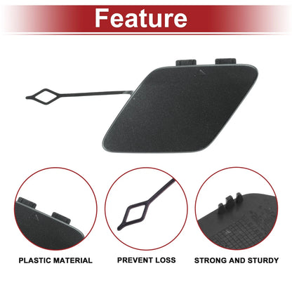 Rear Car Bumper Tow Hook Cover for BMW 428i (2014–2016) No. 51127363264 Grey