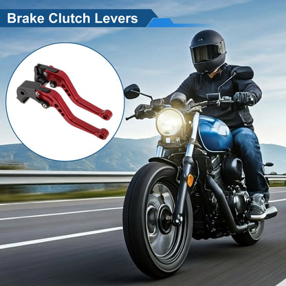 Short Brake Clutch Levers for Kawasaki Z1000SX/Ninja 1000 (2011–2016) Red