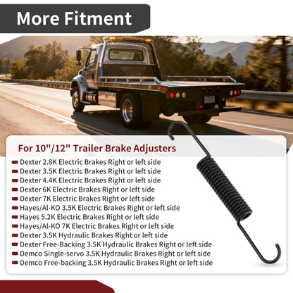 Set of 2 Trailer Brake Adjuster Springs for Dexter Hayes Electric Brakes