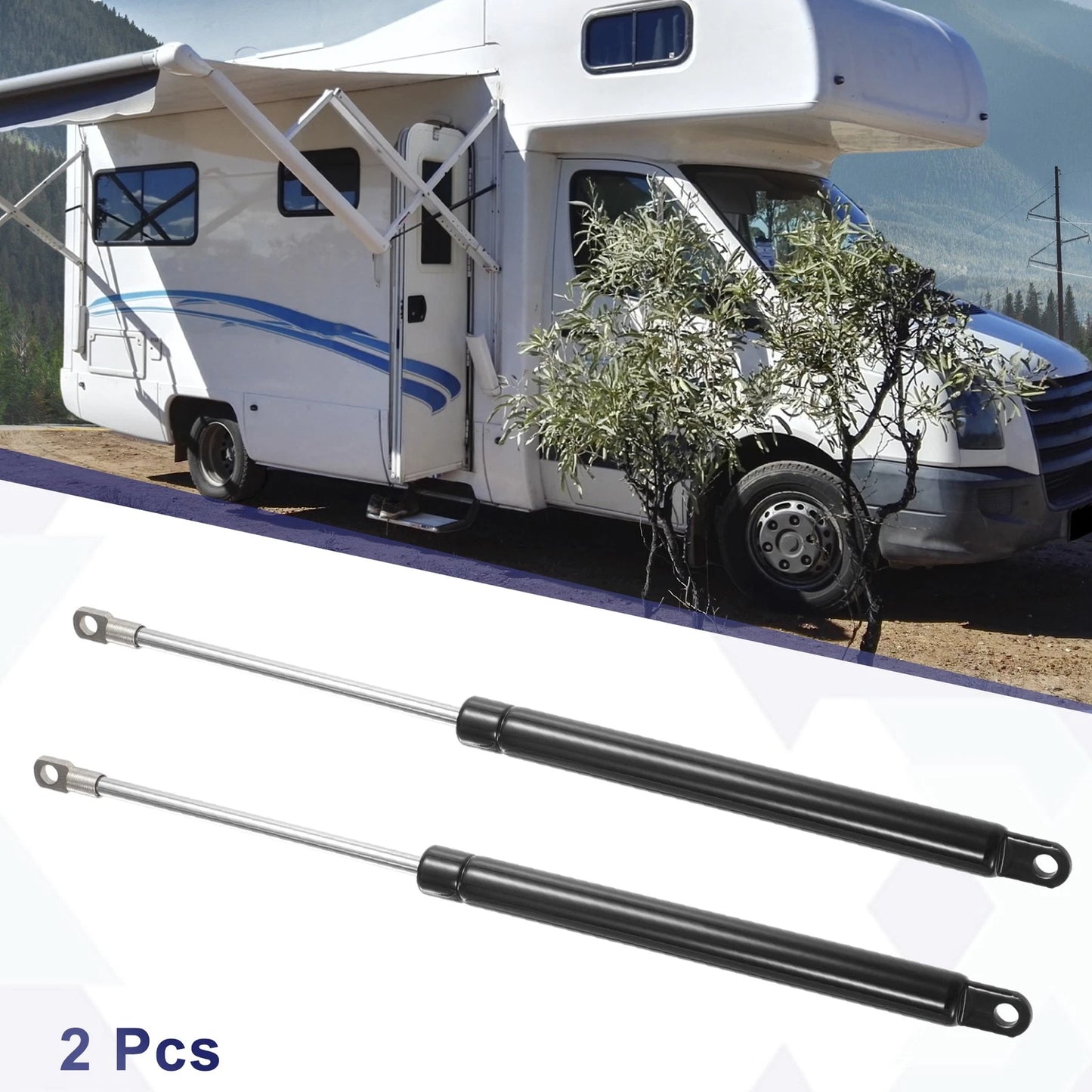 2Pcs Lift Supports Struts for Universal Applications (12 Inch, 35Ib/156N)
