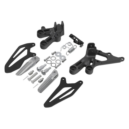 Front Rider Driver Footpegs Bracket Set for Yamaha YZF R7 (2022-2025)