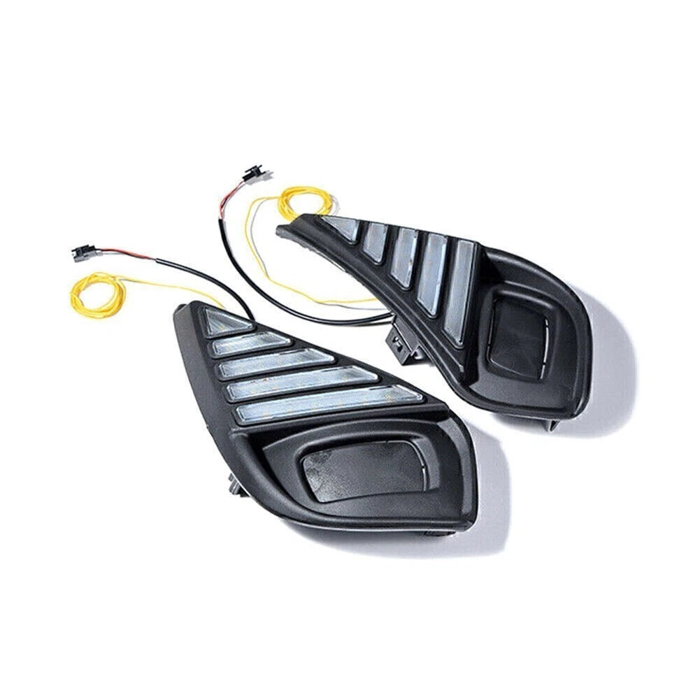 Daytime Running Lights Turn Signal Fog Light Bezel for Toyota Tacoma (2016–2023)