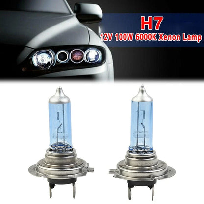 2 x H7 LED Headlight Bulbs 8500K for Car