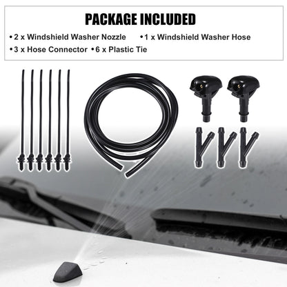 Set of 1 Windshield Washer Nozzle No. 8265A083 for Mitsubishi Montero (1992–2000)