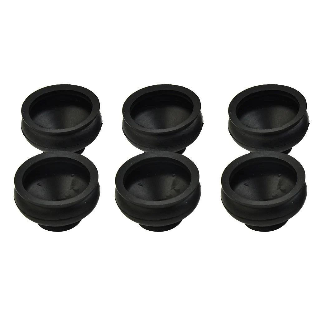 6pcs HQ Rubber Tie Rod End-Ball Joint Dust Boots Dust Cover Boot Gaiters Black