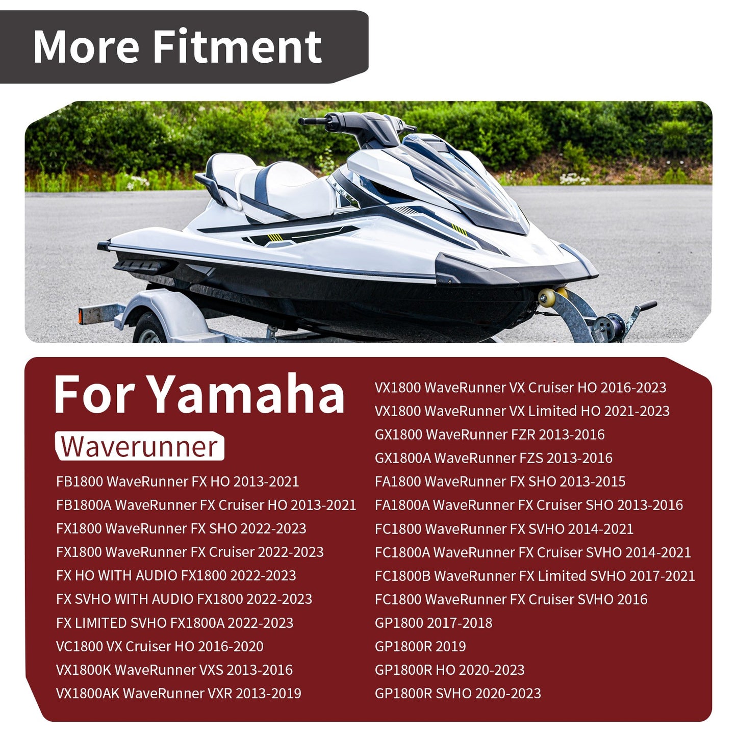 2Pcs Crankshaft Rod Bearings for Yamaha VX1800 WaveRunner (2016–2023)