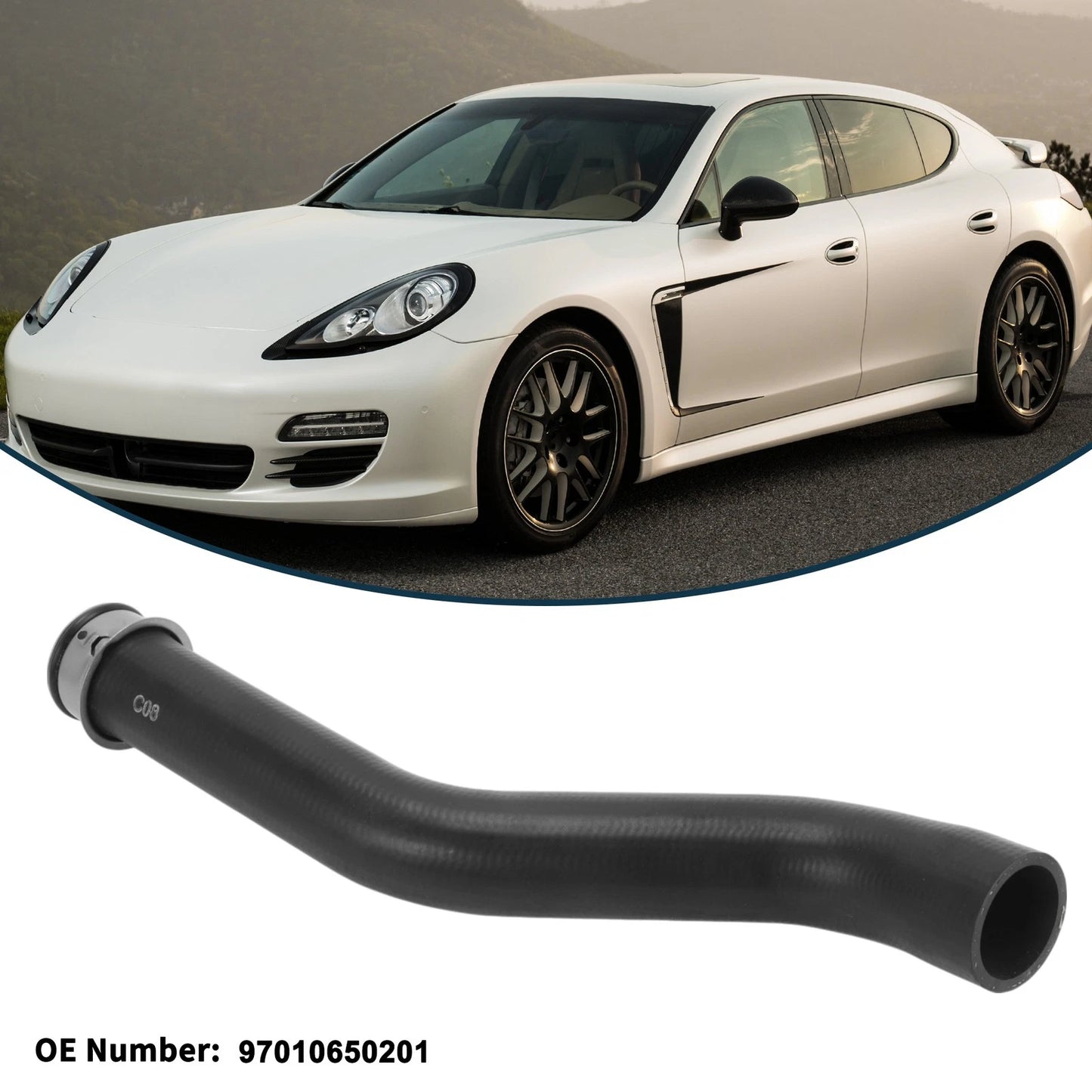 Radiator Hose No.97010650201 for Porsche Panamera (2011–2016)