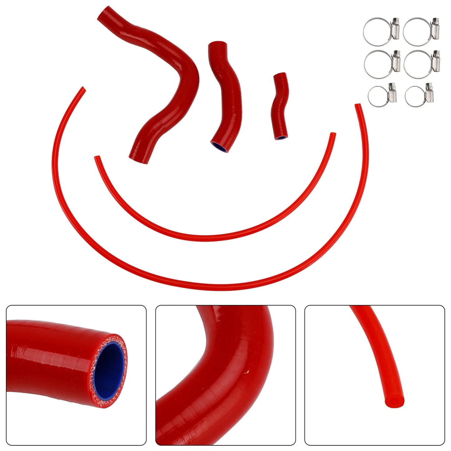Silicone Radiator Coolant Hoses for Honda CB750 Hornet XL750 Transalp (2023–2025)