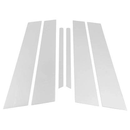 Set of 6 Door Pillar Window Trim for Kia Optima (2011–2015) Chrome