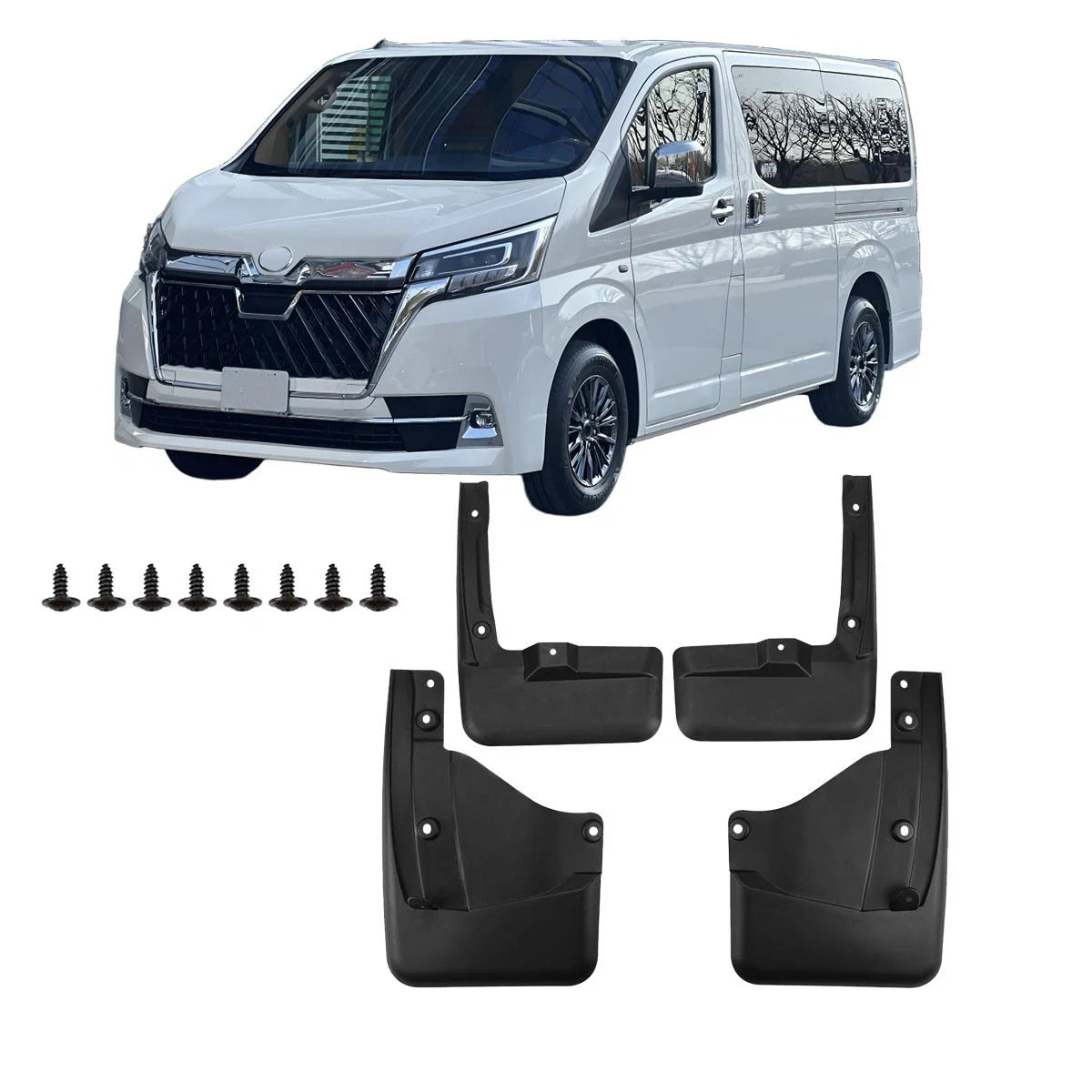 Mudguards Splash Guards & Mud Flaps for Toyota Hiace (2019–2025)