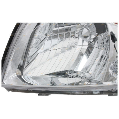 LH Chrome Left HeadLight for Toyota Landcruiser Prado 120 Series (2002–2009)