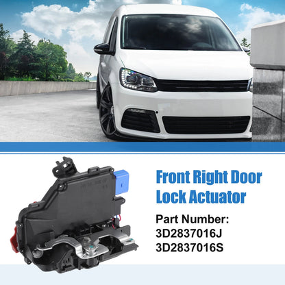 Front Right Door Lock Actuator for Volkswagen Golf (1998–2006) 3D2837016J/3D2837016S