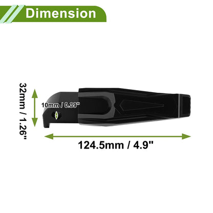 Set of 2 Motorcycle Foot Pegs for Yamaha T-Max 530 (2012–2019) Aluminum Black