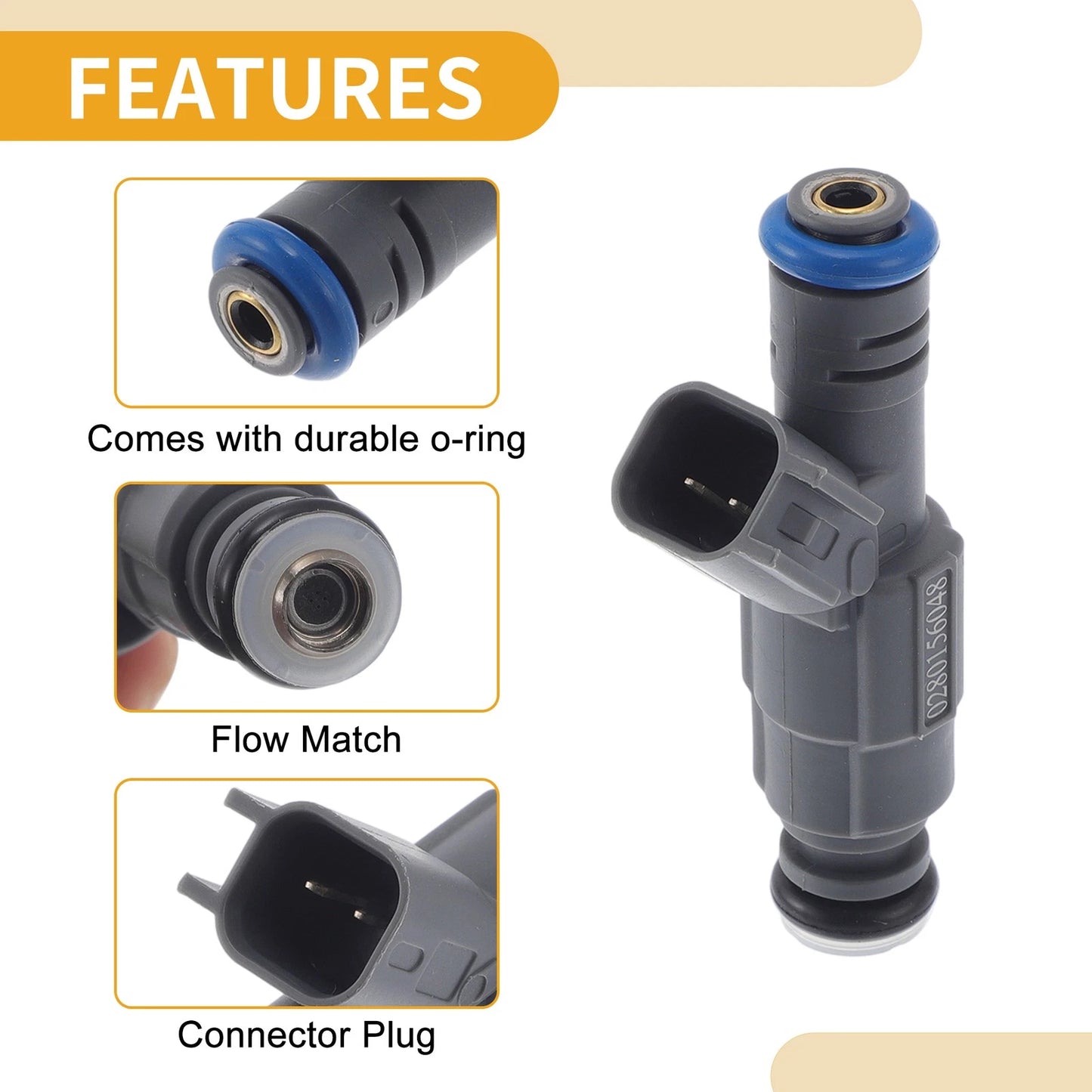 Fuel Injector No. 0280156048/1W7EA5A/XF1Z9F593CA for Ford Crown Victoria (1992–2011)
