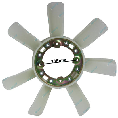 Cooling Engine Radiator Fan 7 Blade for Hilux Diesel LN106 LN107 LN111 3L 2.8L