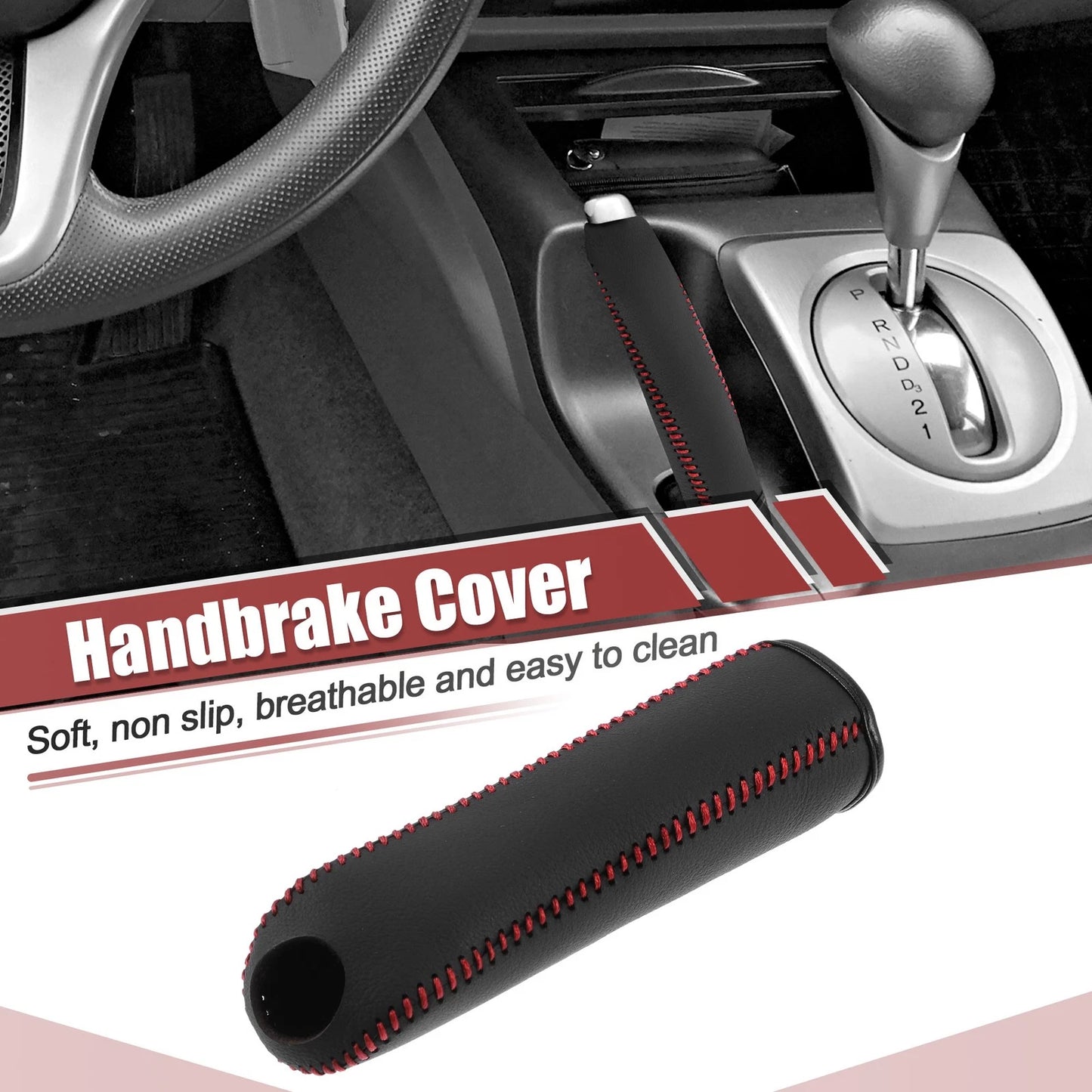 Faux Leather Handbrake Cover for Subaru Impreza Outback Legacy (2008–2017)