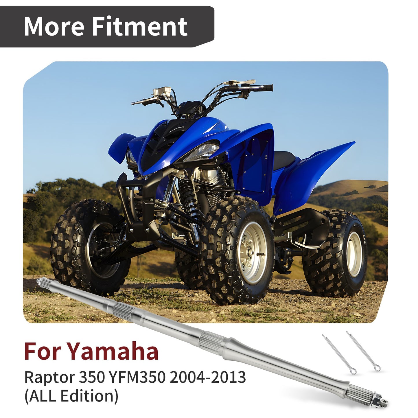 Rear Axle Shaft for Yamaha Raptor 350 (2004–2013)