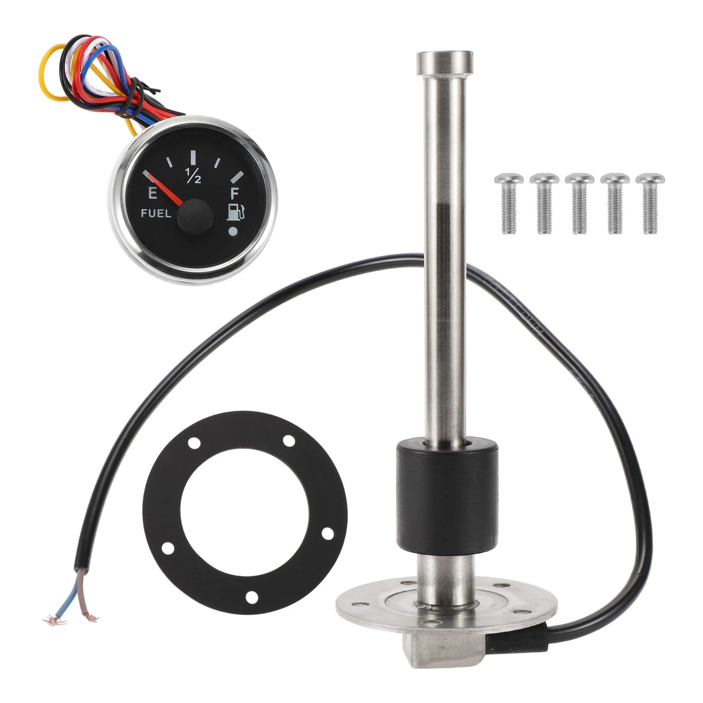 Fuel Sending Unit and Gauge Kit 240-33 Ohm 200mm for Boat Car Truck
