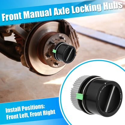 1 Pair Front Manual Wheel Locking Hub Axle Actuator 1C3Z-3B396-DA for Ford