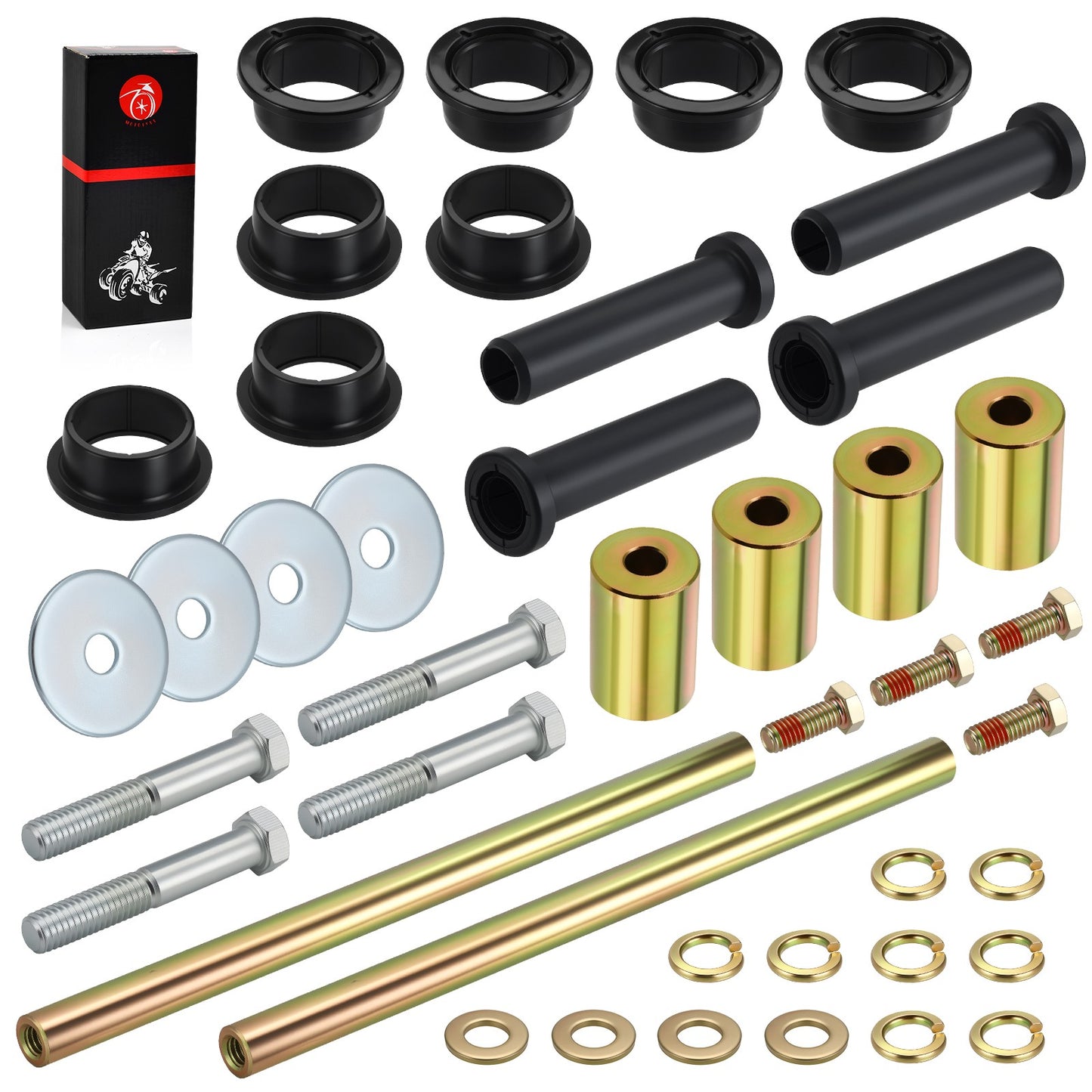 Rear Lower A-Arm Shaft Bushing Bolt Kit for Polaris Sportsman 800 (2005–2010)