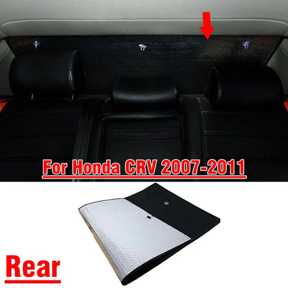 Rear Windshield Privacy Thick Interior Sunshade Cover for Honda CRV (2007–2011)