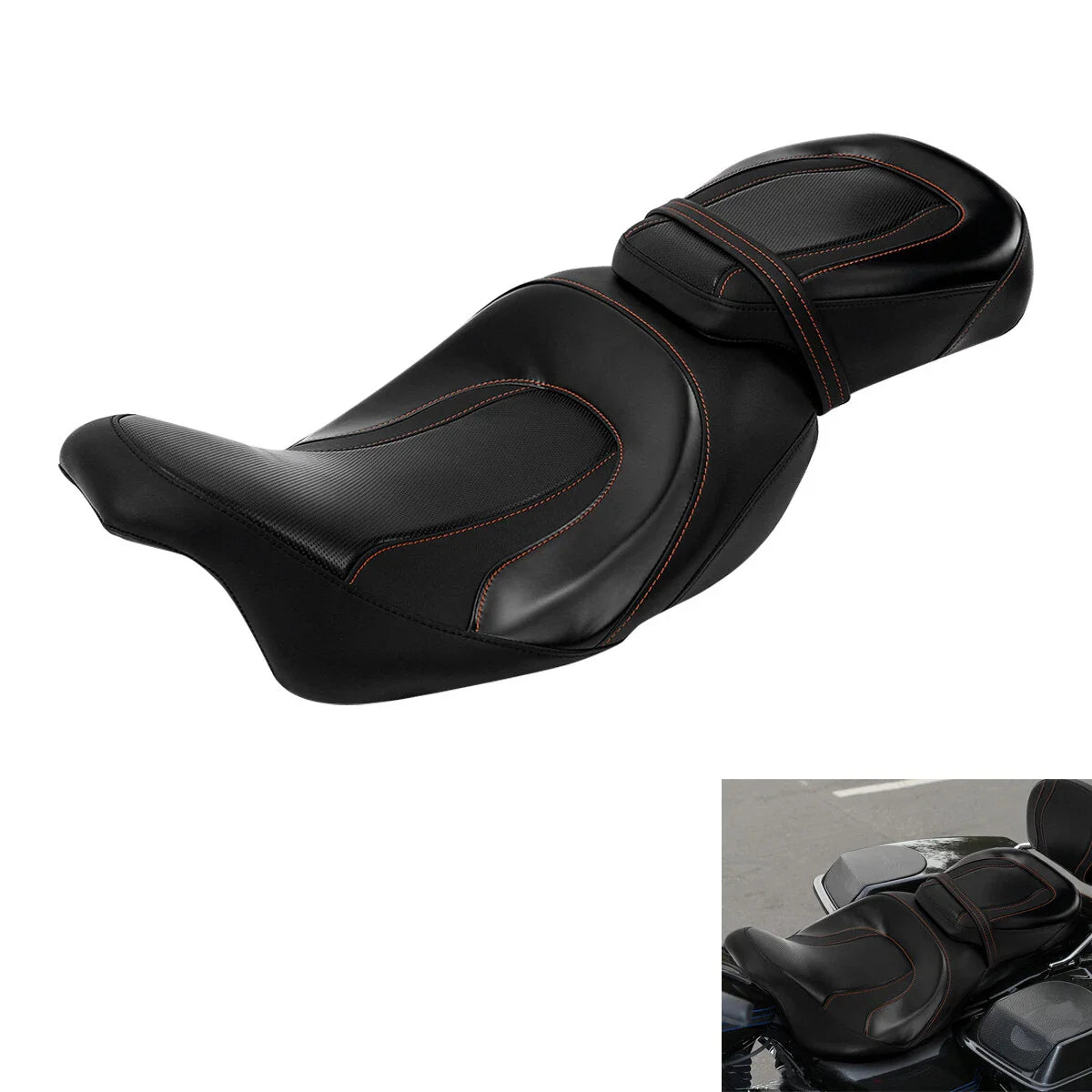 Driver & Passenger Seat for Harley Road Street Glide CVO 2009-2023