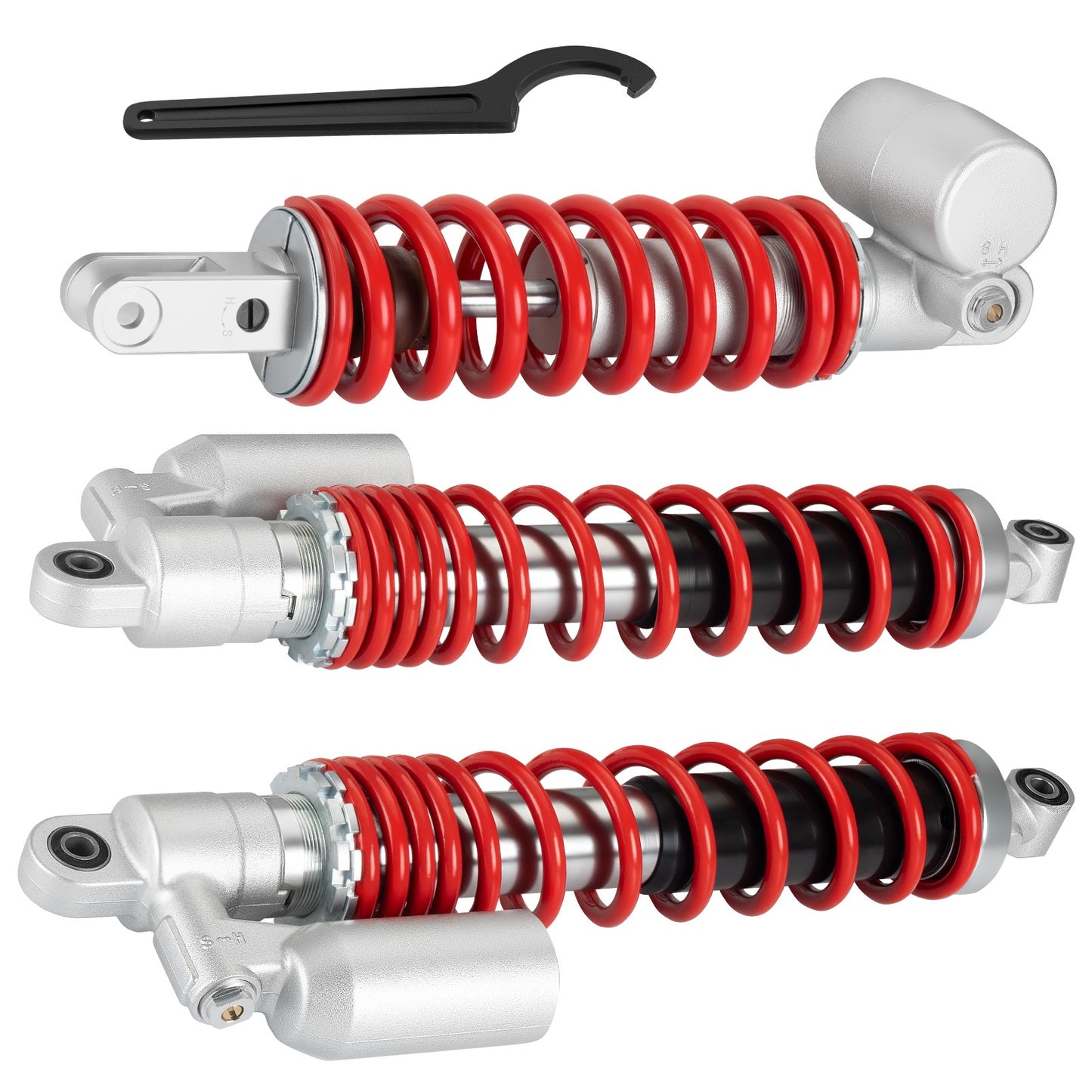 Set of 2 Front Rear Air Shocks for Suzuki Quadsport Z400 (2003–2014)