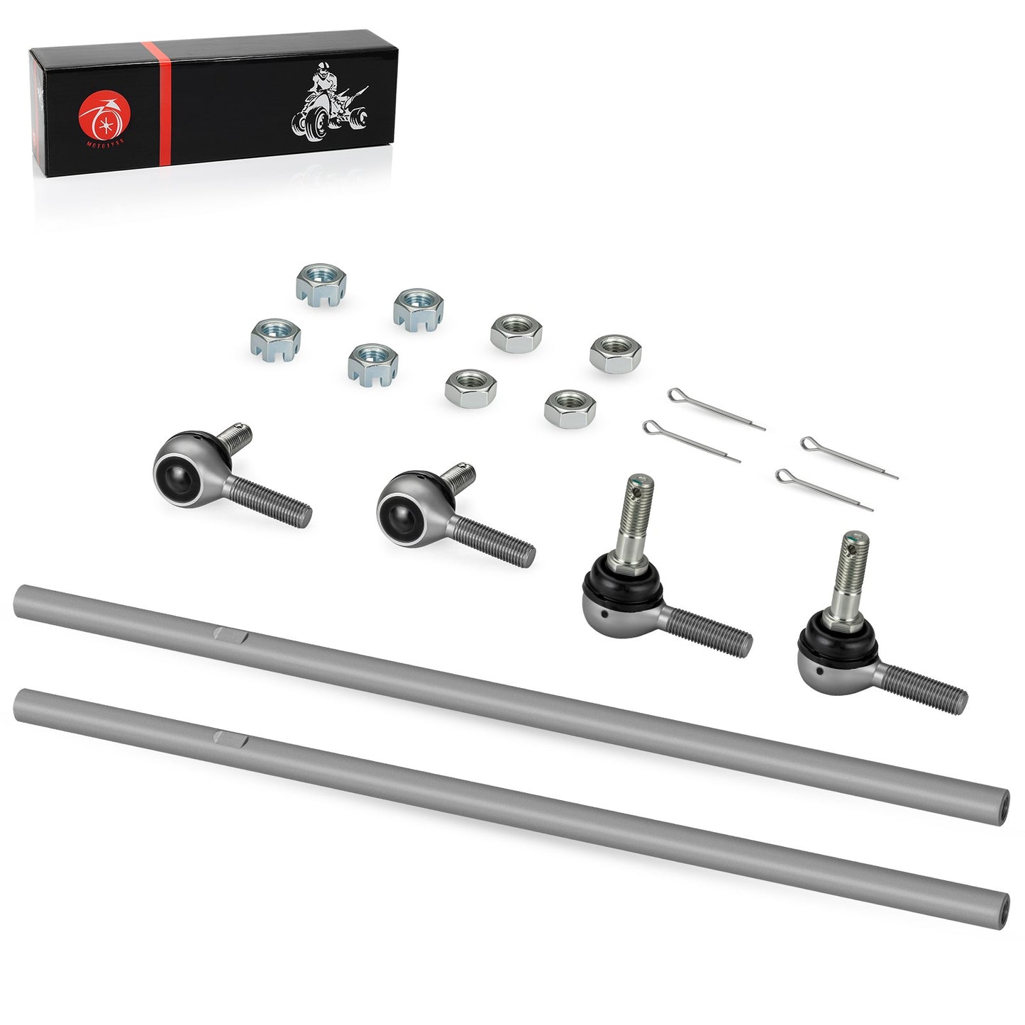 Set of 2 Steering Tie Rod End Assembly for Polaris Scrambler XP 1000 (2014–2018)