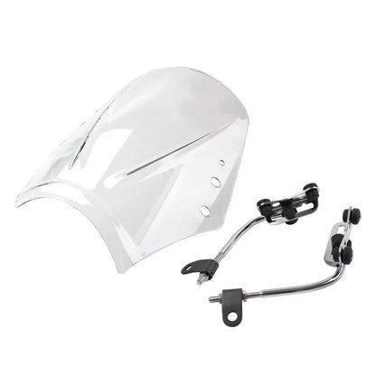 Clear Universal Motorcycle Windshield Deflector
