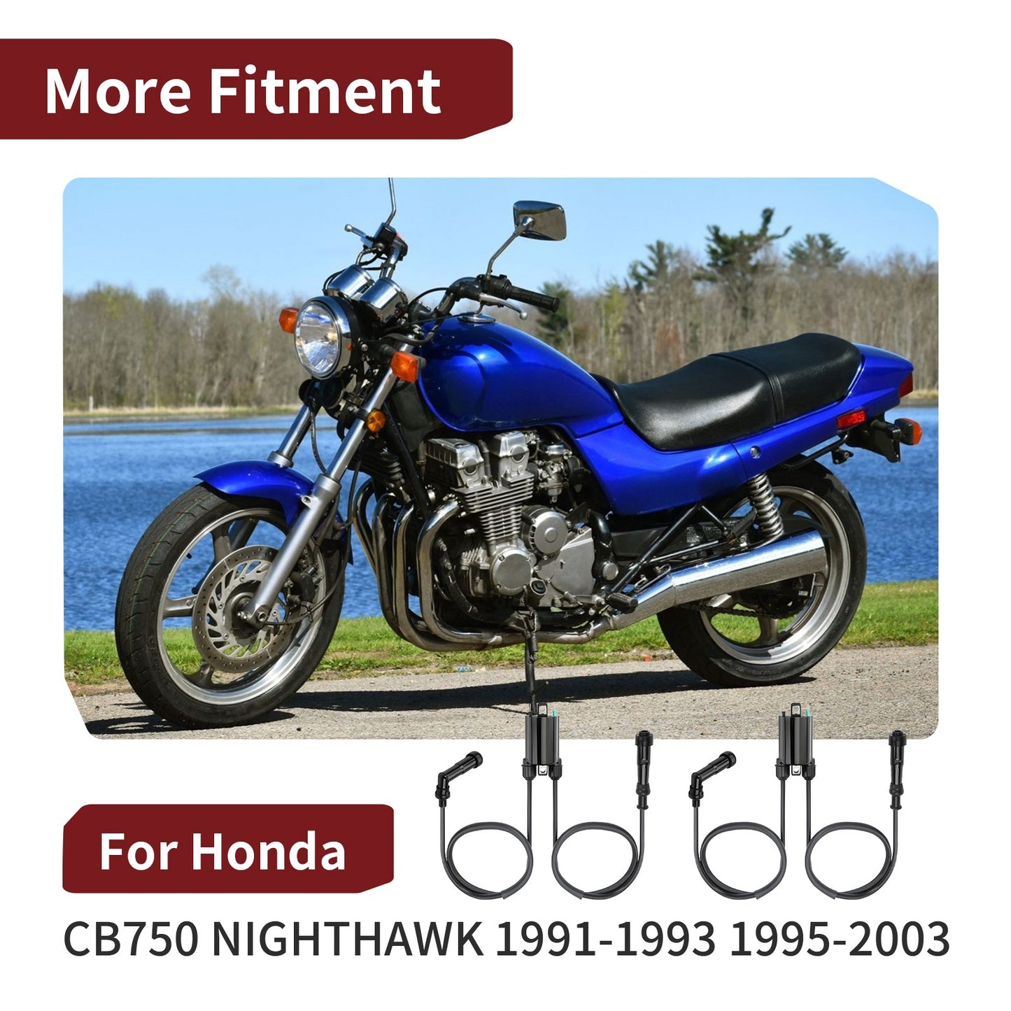 Ignition Coils and Wires for Honda Nighthawk 750 (1991–2003)